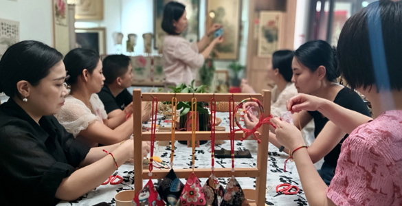 常德市商务局退管中心机关工会开展“粽情端午•相约非遗”主题活动