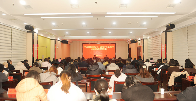 市商务局召开学习贯彻党的二十届四中全会精神市委宣讲团报告会