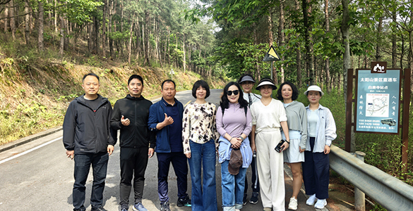 常德市商务局退管中心机关工会开展春季登山植树团建活动